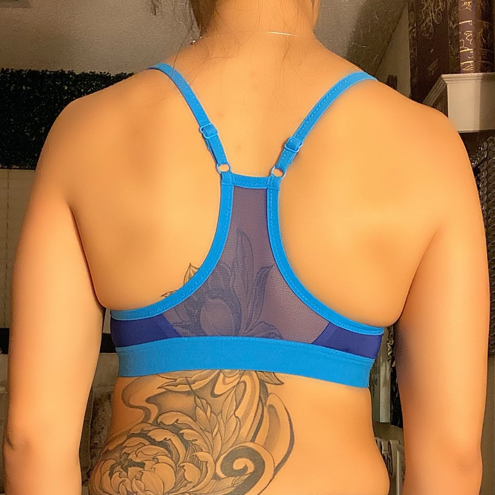 Nike Blue Racerback Sports Bra